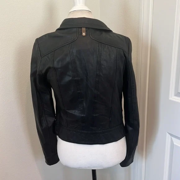 Mackage lambskin leather jacket - Picture 2 of 3